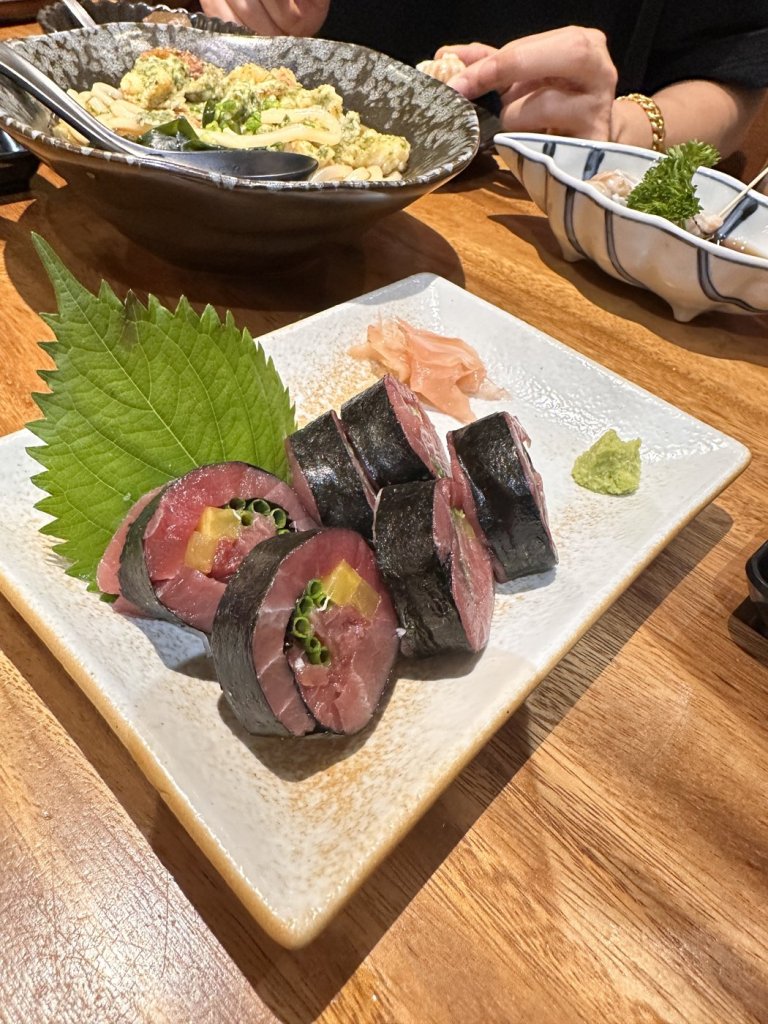참치 네기토로 단무지 마끼